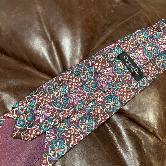 Vintage Christian Dior 100% silk! - Picture 3 of 5
